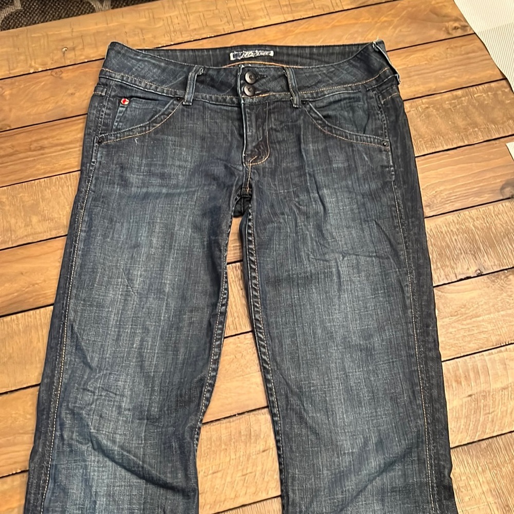 Hudson bootleg jeans, size 28- but fits like 27!